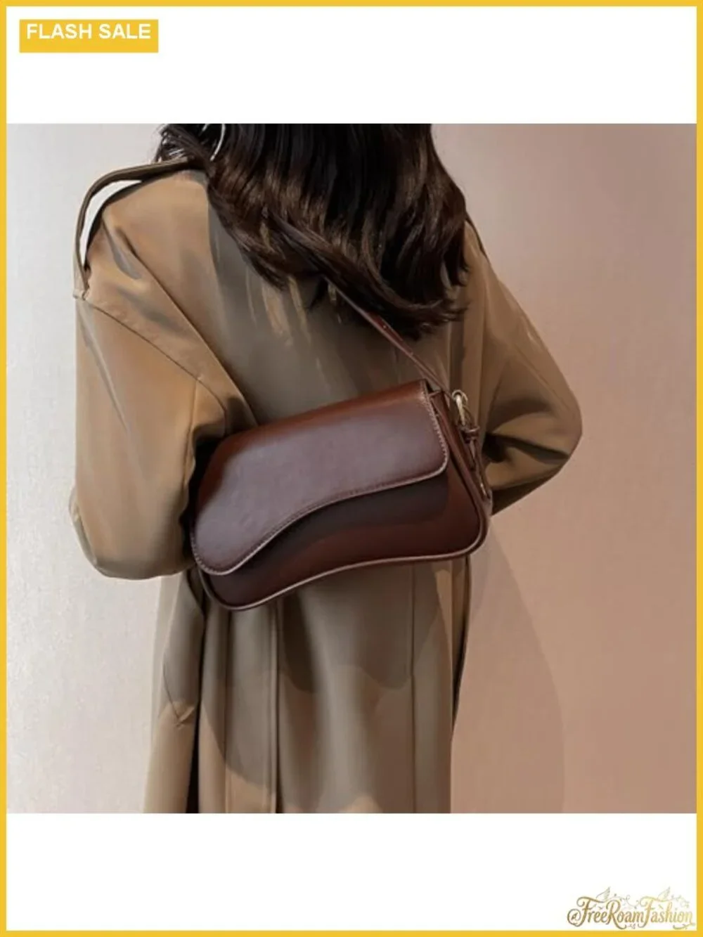 Y2K Hobo Shoulder Bag Vegan Leather Crossbody Purse with Removable Straps